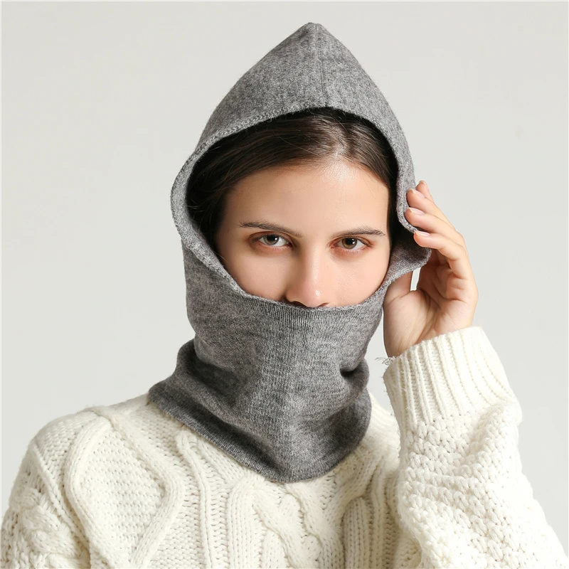 Bufanda cálida de punto para hombre y bufandas de cuello de anillo sólido para exteriores, sombrero de alta calidad, Echarpe, invierno, novedad de 2021|Bufandas de mujer| - AliExpress