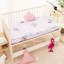 Простыня для детей с милыми рисунками из мультфильмов, простыня для детей, размер кровати 120*60 см