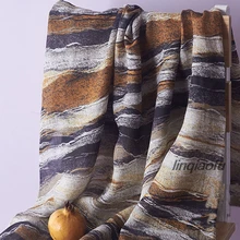 Высококачественное тонкое летнее платье в стиле ретро с коричневым галстуком из чистой рами ткани высокого качества льняная ткань для одежды