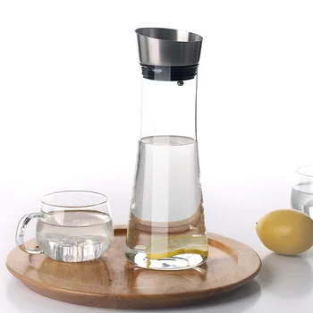 

Glass Household Heat-Resistant Large Size Cold Water Pot High-temperature Resistant liang shui bei Juice Large-Volume Cold Water