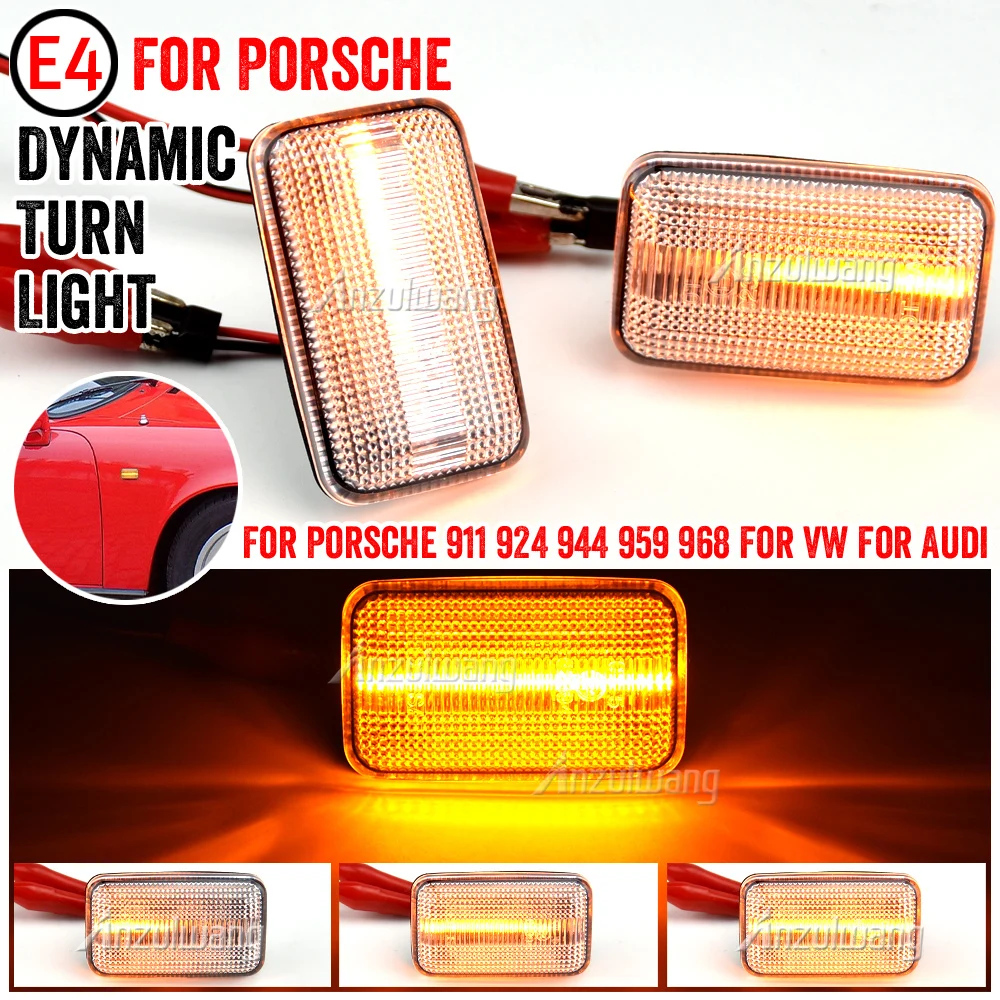 2 Pezzi Per Vw Caddy Golf Mk1 Mk2 Jetta Mk1 Mk2 Passat Mk2 Mk3 Polo Scirocco Corrado Led Indicatore Di Direzione Dinamico Indicatore Di Direzione