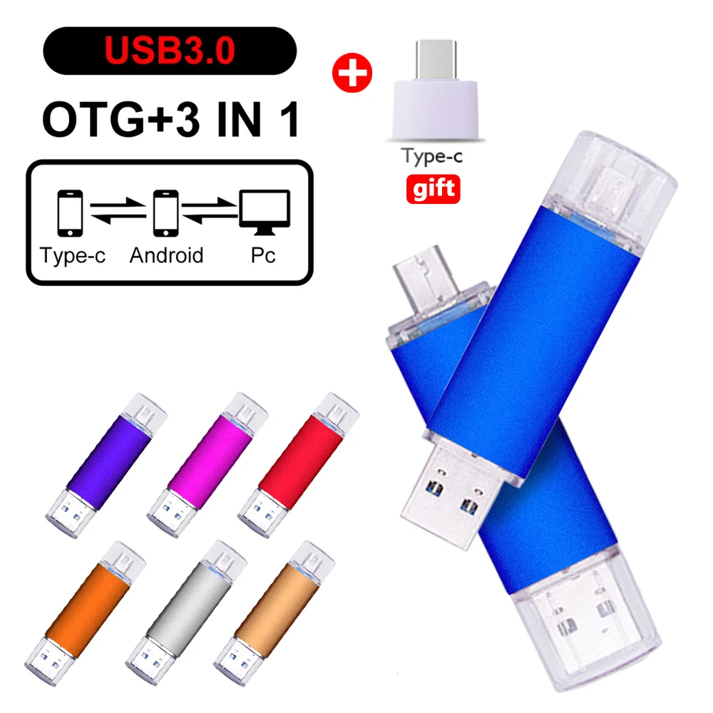 USB флеш-накопитель металлический 128 ГБ 64 256 512 | Компьютеры и офис