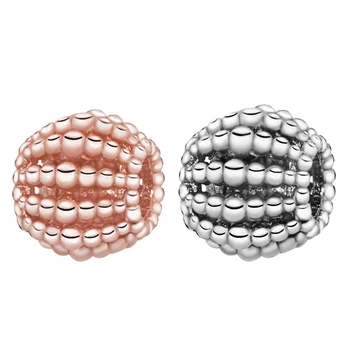 

2020 Valentine's New 925 Sterling Silver Beads Beaded Openwork Charm fit Original Pandora Bracelets Women DIY Jewelry