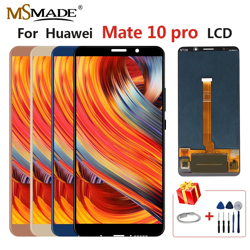 ЖК-дисплей для huawei mate 10 Pro, ЖК-дисплей, сенсорный экран, дигитайзер, запасные части с рамкой для huawei mate 10 Pro, ЖК-дисплей
