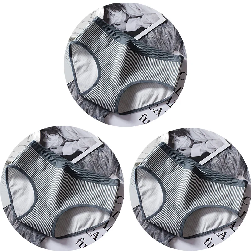 3 шт./лот хлопковое женское нижнее белье сексуальное женские повседневные трусы