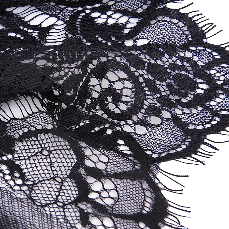 Wide Lace Trimming DIY Sewing Applique 3 Yard 19cm