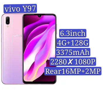 

OriginalVivoY97Smartphone4G128GBOctaCoreMobilePhoneMicrodata3315mAhBigBattery6.3inchWaterdropFull Screen Rear16MP+2MP