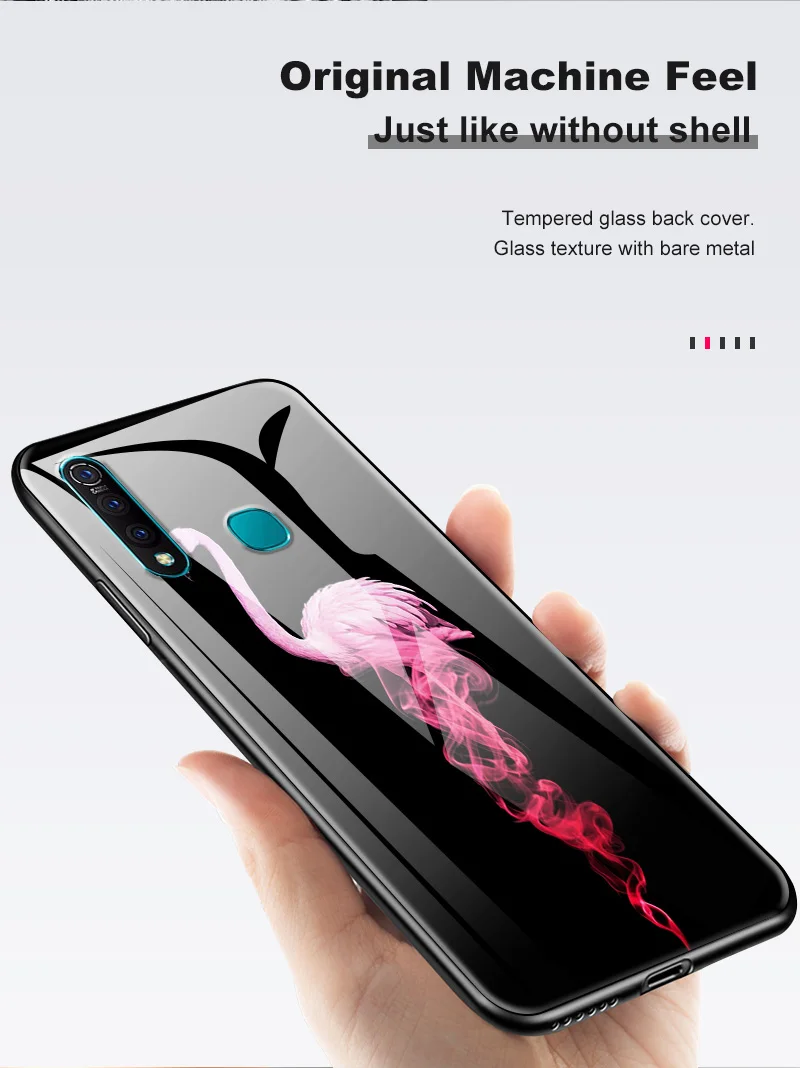 Закаленное Стекло КРЫШКА ДЛЯ VIVO Y75 Y79 Y83 Y85 Y93 Y97 X21i UD X23 X27 Pro Z3 Z5X V5S V7 плюс V9 V11i iQOO S1Pro дизайн сумка с рисунком животных