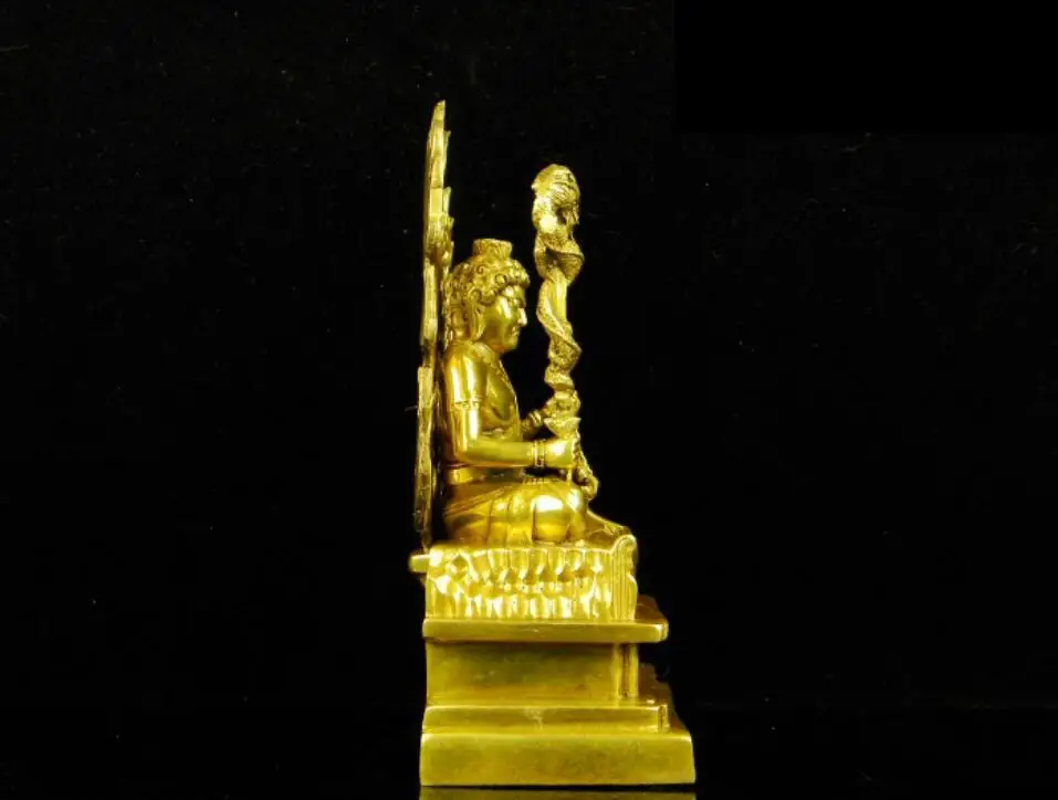 Медная сатуэ латунь, Acala, Acalanatha, Будда Бодхисаттва, статуя Будды, фигурка буддизма, буддистская статуэтка, покровитель Святого 21 см