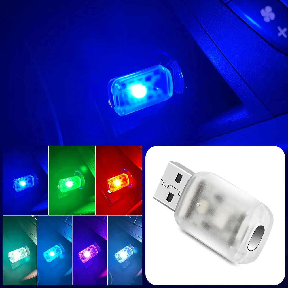 Автомобильная светодиодная атмосферная декоративная подсветка с сенсорным