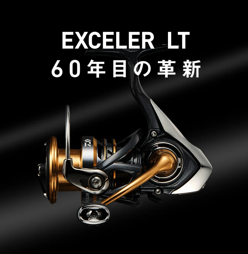 Kaufen Original Daiwa Exceler LT Spinning Angeln reel 1000 6000 serie 5BB lager 5 12kg drag power angeln reel