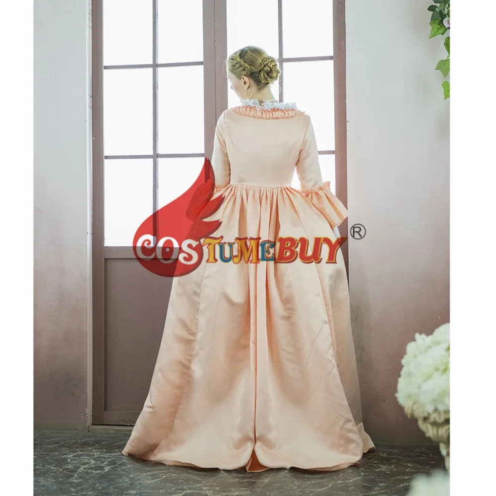Costumebuy викторианская Мария Антуанетта рококо колония грузинский бальное платье барокко Маскарад женское свадебное платье розовый индивидуальный заказ