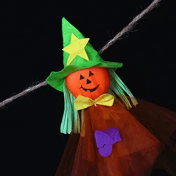 

Halloween Hanging Ghost Windsock Spook Fly Witch Scarecrow Doll Holiday Party Decoration for Home Patio Lawn GardenGhost Doll