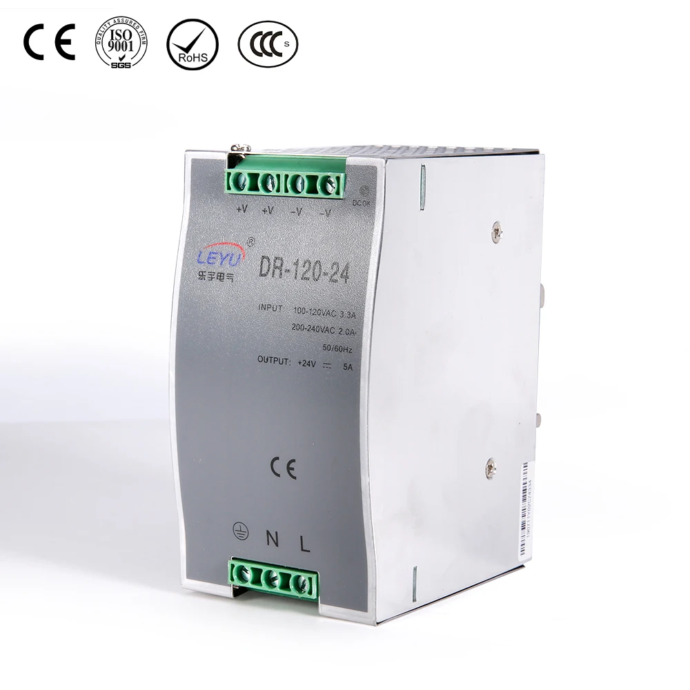 Заводская розетка AC DC din-рейка 120w 5a 24v адаптер питания | Обустройство дома