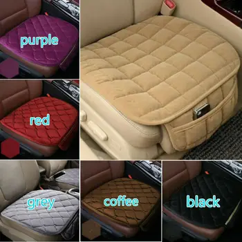 

Universal Car Seat Cover Plush Anti Slip Cushion Pad Mat Office Chair Soft Breathable Seat Cover Auto Interior Supplies