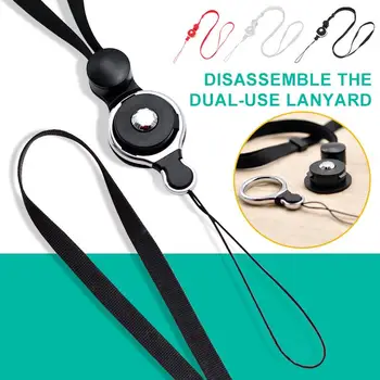 

ABS Badge Sling Neck Strap Lanyard Mobile Phone Rope Creative Straps Band Ring Practical Cute Cartoon Finger Lanyards