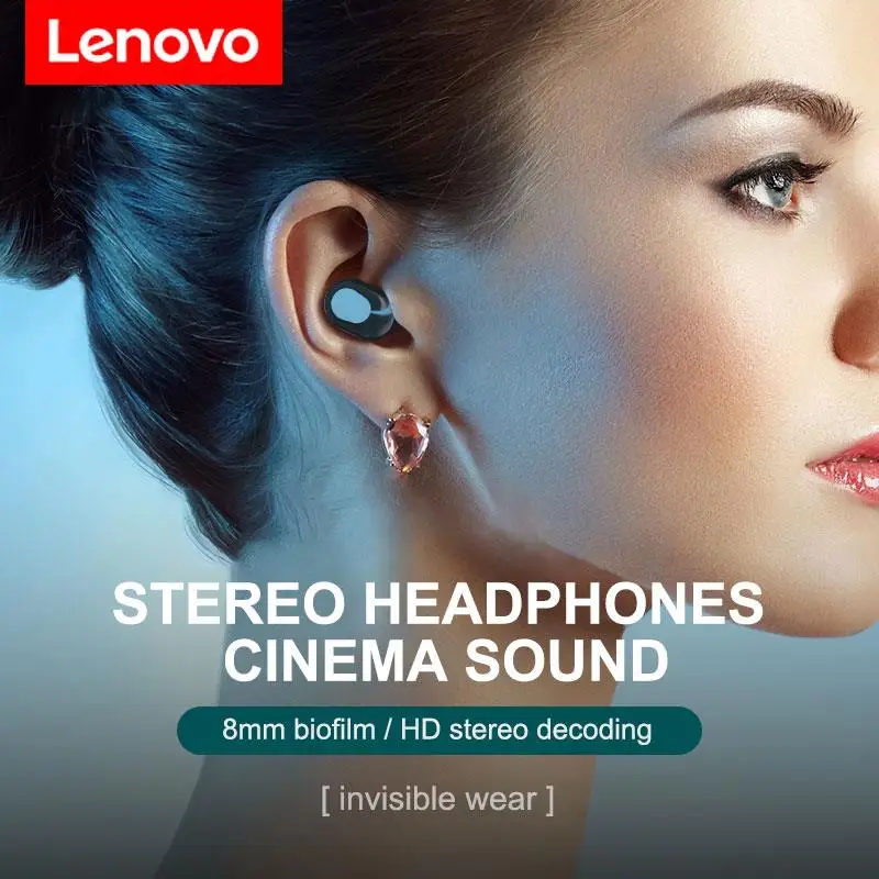 New Lenovo XT91 TWS Earphone Wireless Bluetooth 5.0 300mAh Touch Control Gaming Headset Stereo bass With Mic Noise Reduction