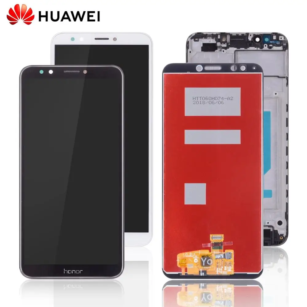 Цена дисплей для HUAWEI Honor 7A 7A Pro 7C 7C Pro font b LCD b font в сборе с тачскрином Оригинал ldn l29 aum l29 Черный белый золотой