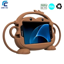 Силиконовый чехол CHINFAI 7 ''для samsung Galaxy Tab 4 T230, детский противоударный моющийся чехол для Tab 3 7'' SM-T110 T280 P3200