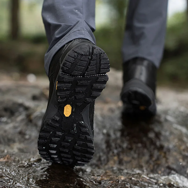 Xiaomi полная кожа V подошва Водонепроницаемая Уличная обувь водно-болотные земли Анти-занос, удар впитывающие кроссовки для альпинизма спортивная обувь