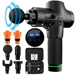 

Massage Gun,Professional Handheld Deep Muscle Massager,Cordless Vibration Massage Device Helps Relieve Muscle Soreness Stiffness