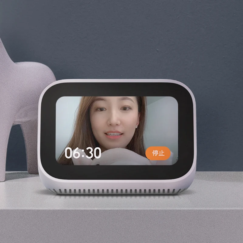 Xiaomi AI сенсорный экран Bluetooth 5,0 динамик цифровой дисплей Будильник WiFi смарт-подключение с vedio дверной Звонок