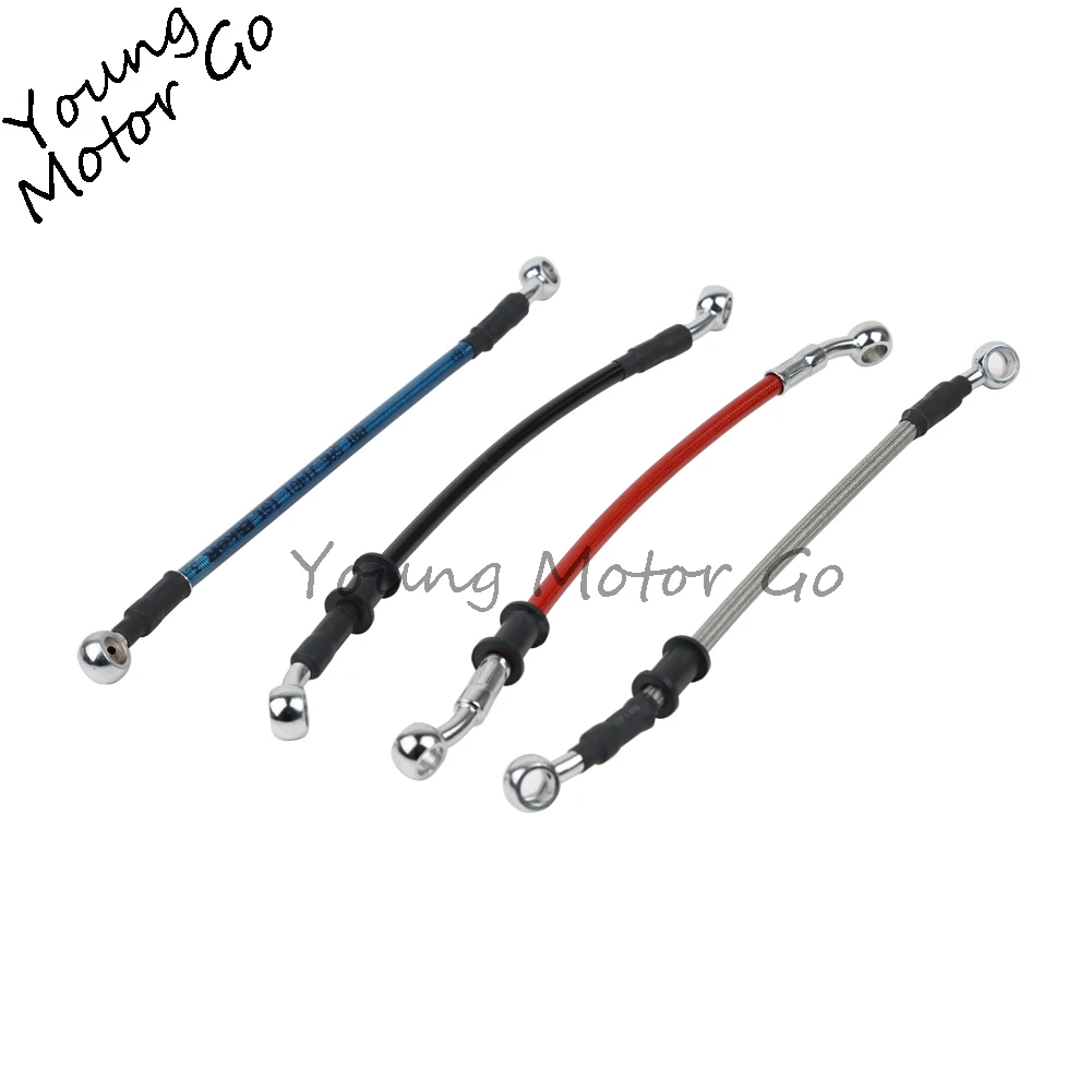 27-150cm Chromed Universal Motorcycle Dirt Bike Braided Steel Hydraulic Reinforce Brake line Clutch Oil Hose line Tube Pipe