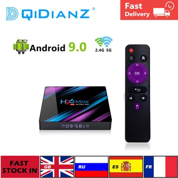 

TV BOX H96MAX Android 9.0 Smart TV BOX Rockchip RK3318 4GB+32GB H.265 4K Google media player H96 MAX Set Top Box PK X96 hk1 max