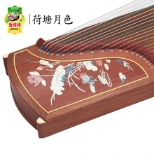 DunHuang GuZheng 694L китайский 21 струнный музыкальный инструмент Zither 5 узор DunHuang GuZheng 694L китайский 21 струнный музыкальный инструмент Zither 5 узор