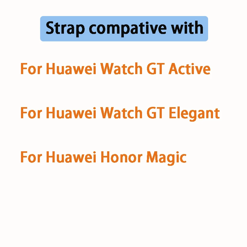 Силиконовый ремешок для Huawei Watch GT Active Элегантный Honor Magic браслет умных