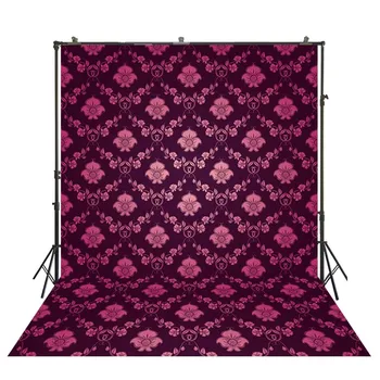 

HUAYI vintage purple pattern photography backdrop art fabric backdrop photography studio photo background D-8726