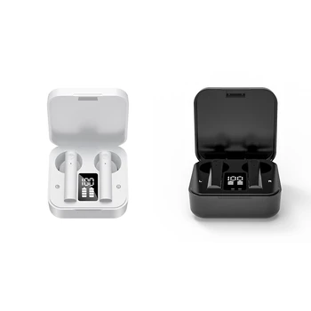 

Bluetooth 5.1 TWS Earphone Wireless Press Earbuds Headset LED Display 1500MAh Charge Case for Smart Phone