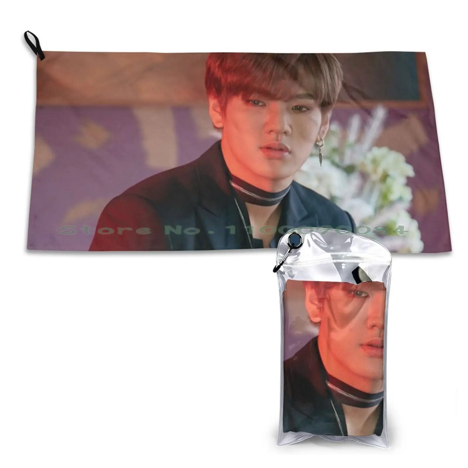Up10Tion Hwanhee Asciugamano Ad Asciugatura Rapida Palestra Sport Bagno Portatile (Tqia Bandiera Dell'Orgoglio Pansessuale Arcoiris Arcoiris Arcobalen