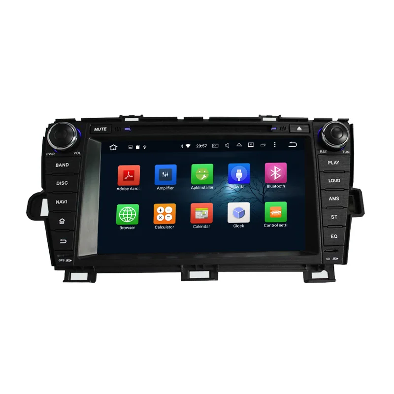 Left Driving 1280x720 ips экран 64 ГБ 4 ГБ DSP Восьмиядерный Android 9,0 автомобильный dvd-плеер для Toyota Prius 2009-2013 левое/правое Вождение радио gps - Цвет: Left Driving