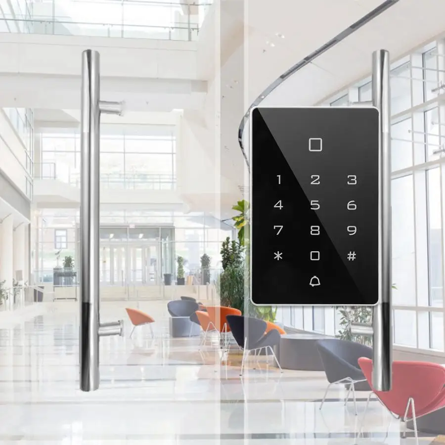 

Automatic Door Opener ID Wiegand 26 Touch Keypad Card Reader for Door Access Control System