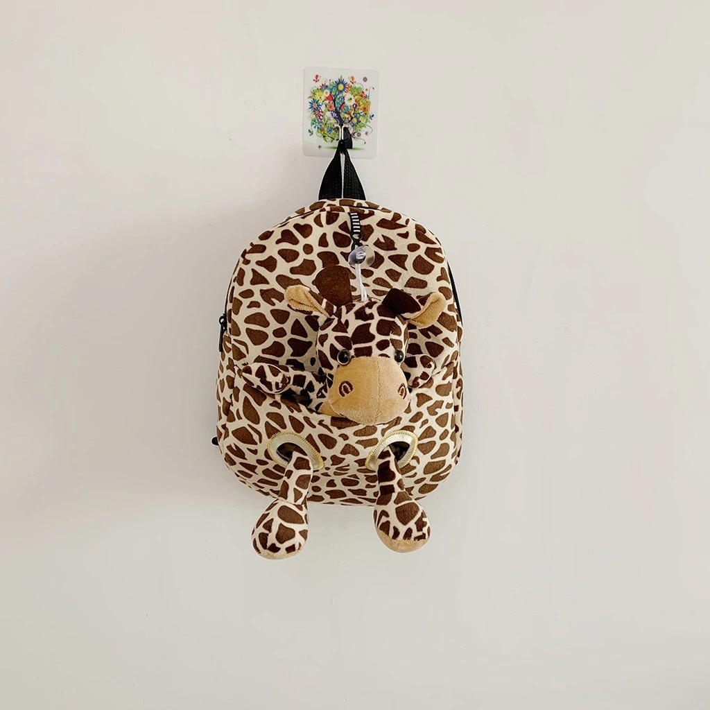 Aelicy Children Backpacks Kindergarten Schoolbag Animal Kids Children Cartoon Plush School Bags Baby Girls Boys 1023