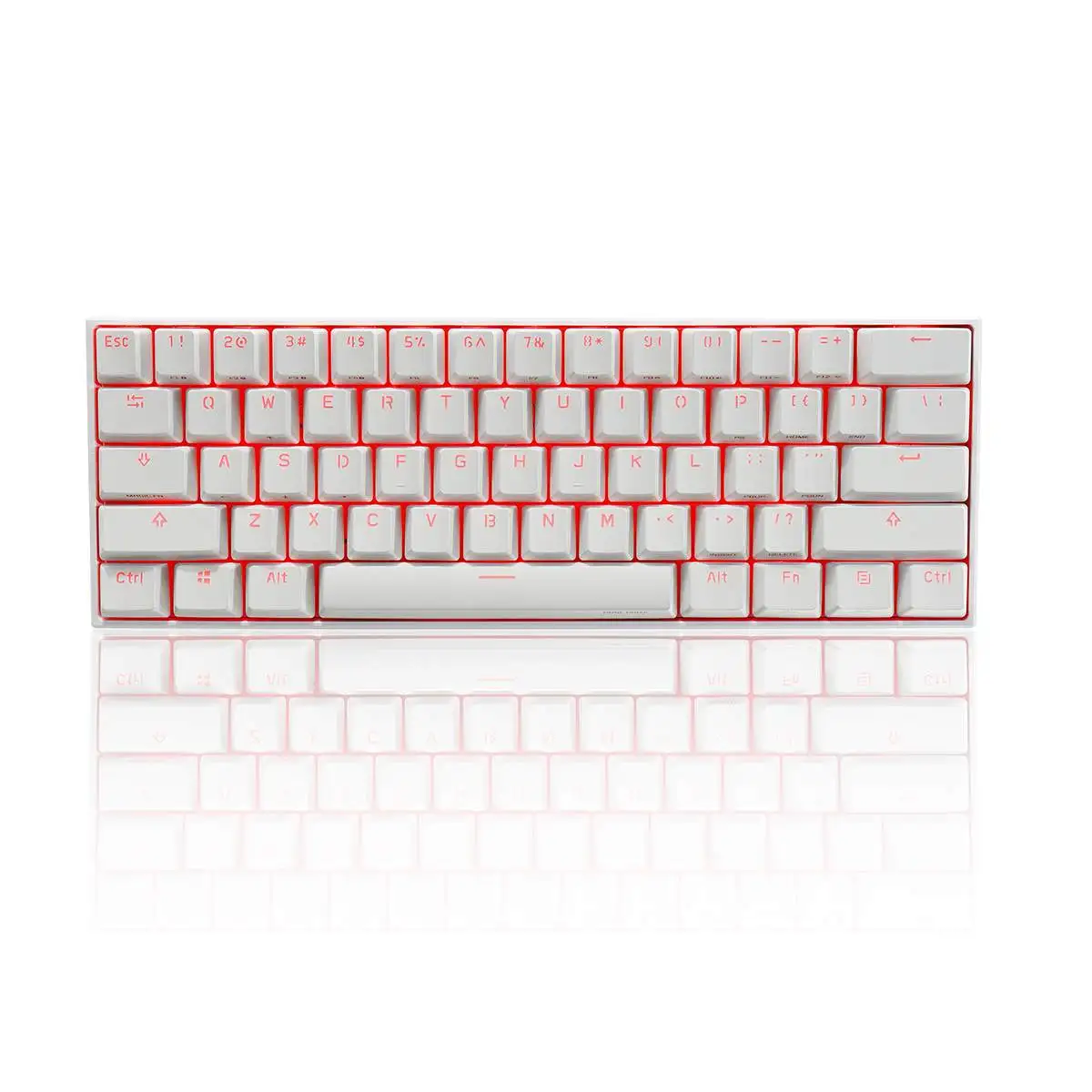 Anne Pro2 60% bluetooth 4,0 type-C RGB 61 клавиша Механическая игровая клавиатура красный синий коричневый переключатель Gateron