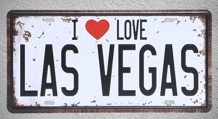 1 шт. жестяные таблички с надписью I love Las Vegas казино America USA | Дом и сад