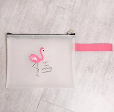 Bird S Милые прозрачные косметички из ПВХ с фламинго, прозрачная сумка для женщин, для путешествий, для мытья, водонепроницаемые сумки для хранения, чехол для макияжа, красивые сумки - Цвет: Bird S