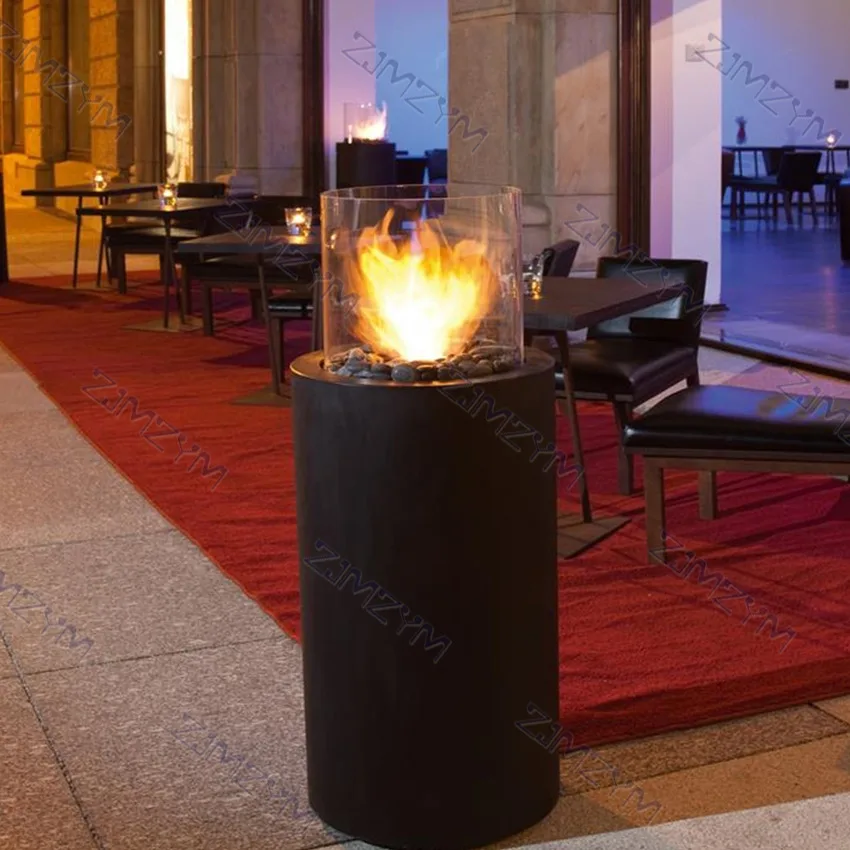 AMT-916-1 Outdoor Heater Patio Commercial Fireplace Garden Round Landscape Ethanol Square Stove | Дом и сад