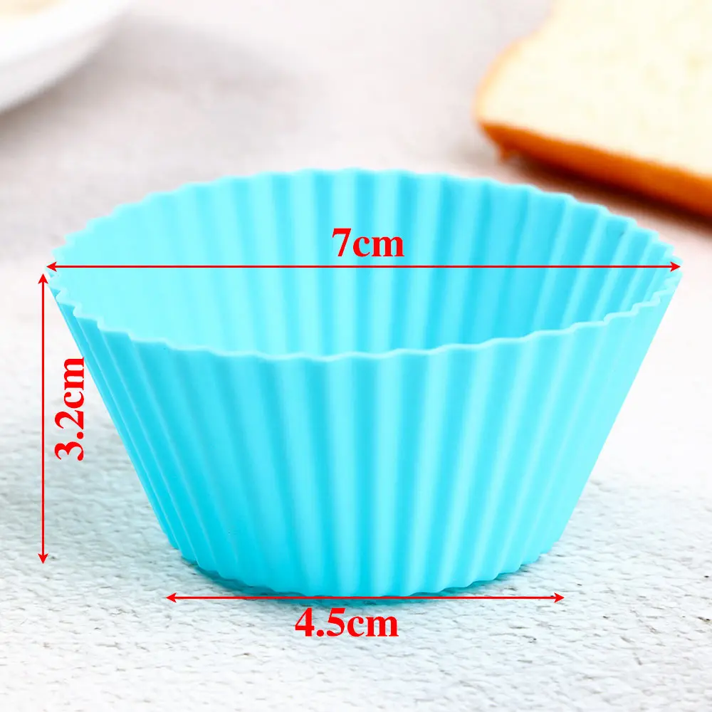 4 sztuk Маффин formy silikonowe do pieczenia ciastko Cupcake statki formy do pieczenia ciasto dekorowanie narodzia dost