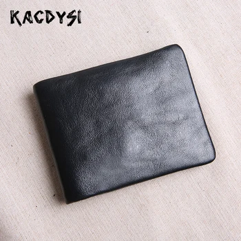 

Head Of Layer Leather Short Thin Men Wallet Zipper Billfold Cash Purse Soft Wallet Leather Slim Money Clip Coin Pocket Card Case