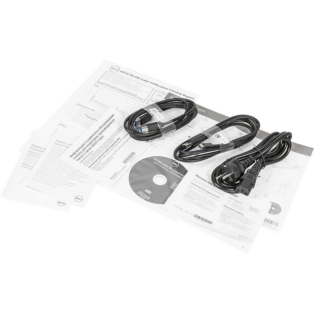 Монитор Dell 27" UltraSharp U2717D черный IPS LED 16:9 HDMI DisplayPort Mat HAS Pivot 350cd USB