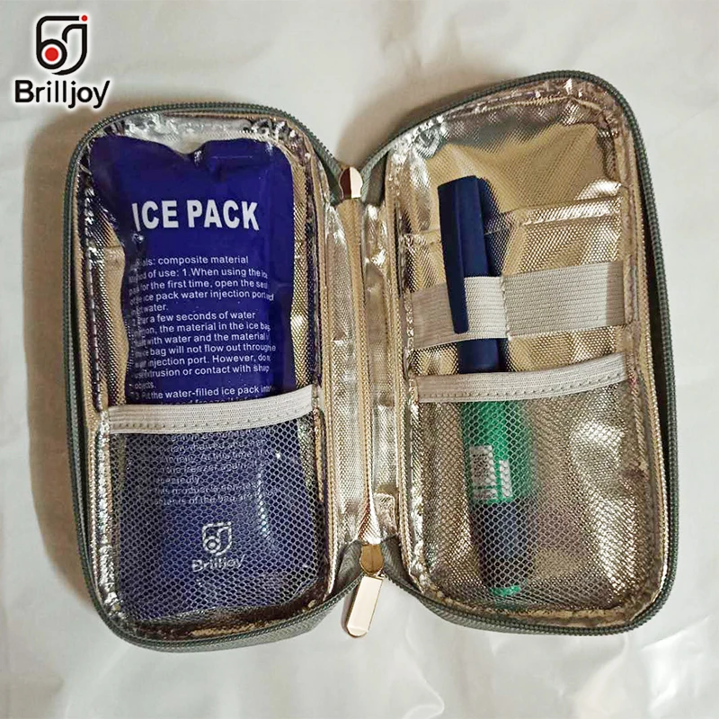 Brilljoy New High-Quality Portable Insulin Ice Cooler Bag Pen Case