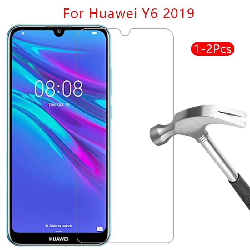 Защитное стекло для huawei y6 prime pro 2019 протектор экрана закаленное на y 6 6y y62019 y6prime y6pro 9