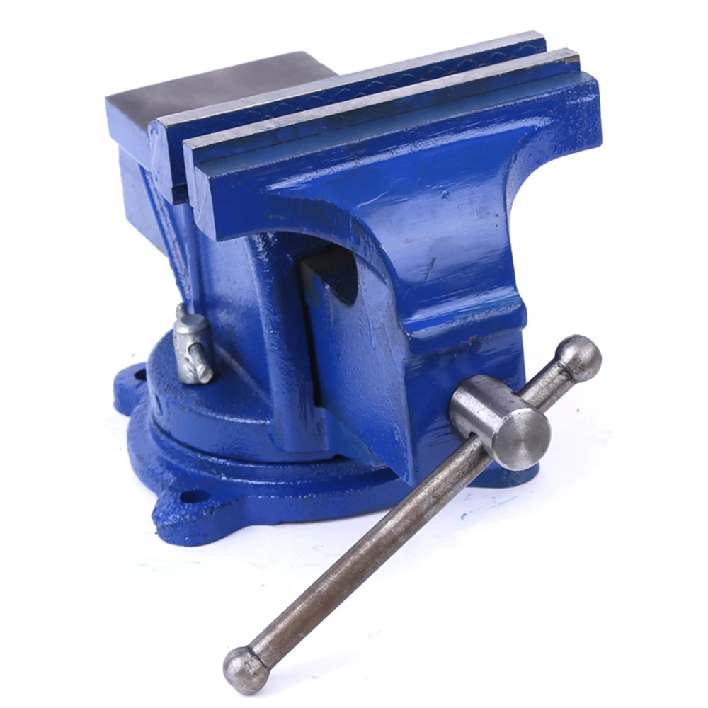 

4/5/6 inch Light Duty Mechanic Bench Vise Table Top Clamp Press Locking Swivel Base Workbench Tool Steel Jaws