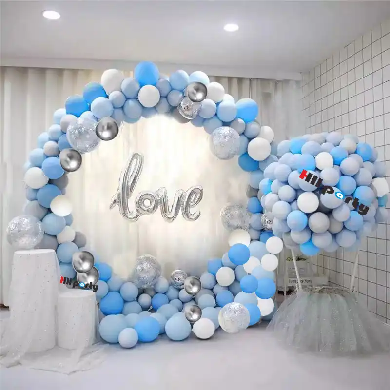 balloon wall for baby shower