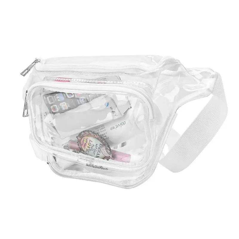 Прозрачный чехол для телефона из пвх кошелек Женская поясная сумка hip pack нагрудный дорожный прозрачный кошелек JUL29