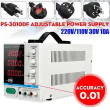 Alimentation PS-3010DF 110V/220V DC 30V 10a Variable de précision LED numérique réglable en laboratoire avec USB