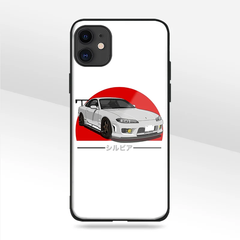 Силиконовый чехол Silvia S15 JDM тюнер для iPhone SE 6s 7 8 Plus X XR XS 11 12 Mini Pro Max Sumsung|Бамперы| |